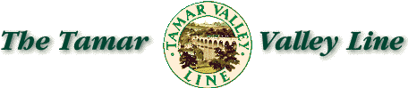 Plymouth to Calstock, Tamar Valley Line Railway Logo showing Calstock viaduct