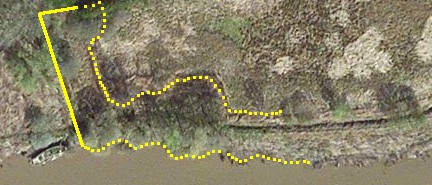 Area 2: East of the boat