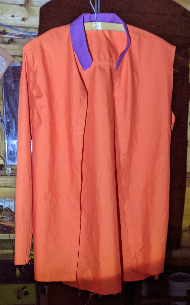 Sleeve sewing to body