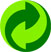 The Green dot logo